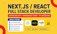 develop web apps using nextjs, reactjs with supabase