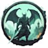 do medieval fantasy game, rpg, mmo game logo