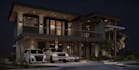 redesign 3d real estate visualization, modern style, private house
