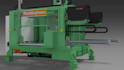 create 3d cnc machine animation, industrial equipment animation, technical video