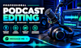 remove noise, mix and master voiceover and spotify audio ads