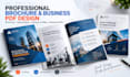 design professional brochures, case studies and business pdfs