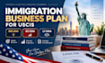 write eb2 niw e2 l1a immigration business plan for uscis