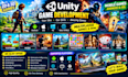 develop unity 2d 3d mobile games, android ios games, multiplayer games apps