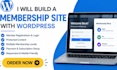 build a professional membership site with wordpress