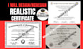 make diploma certificate, college bachelor degree transcript, ged certificate
