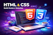 be HTML CSS static website maker or HTML landing page designer