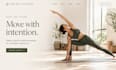 design wix yoga pilates website squarespace wellness healing website