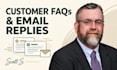 write customer faqs and reusable email replies