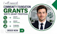 research community foundation grants write grant proposal design nonprofit deck
