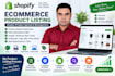 do ecommerce product listing and product data entry