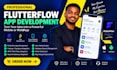 develop flutterflow mobile app with firebase and API integration