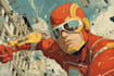 draw a comic art illustrtion