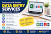 do accurate and fast data entry and data processing