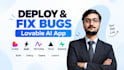 deploy and fix bugs in lovable ai app bolt vibe coding vercel and supabase