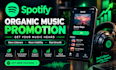 do a professional  music promotion ,spotify music