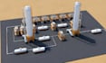 create 3d chemical plant animation industrial process visualization video