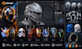 create any 3d cosplay helmet, anime, gaming, sci fi,