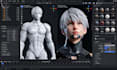 create unreal engine 5 game character with rigging pbr textures and animations