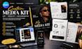 design canva epk, media kit, clickable PDF, influencer press kit design