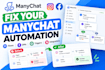 fix and troubleshoot your manychat automation and chatbot