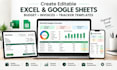 create editable google sheets excel budget invoice spreadsheet tracker templates