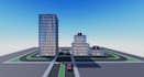 custom roblox map, environment, terrain and buildings