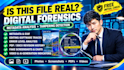 do digital forensics, metadata analysis and photo or video tampering detection
