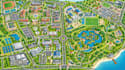 create campus map, school map, park map and facility wayfinding map