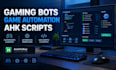 create custom game automation, game bots and autohotkey scripts