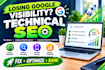 do technical SEO audit, google index and 404 error fixes