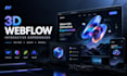 build an interactive webflow landing page with spline, gsap, webgl, threejs