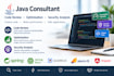 do java code review, optimization and security analysis