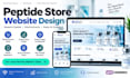 design peptide store peptide website research peptide woocommerce website