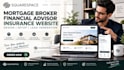squarespace mortgage broker financial advisor insurance website design setup SEO
