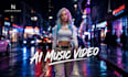 create a professional ai music video
