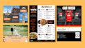 design a modern restaurant menu