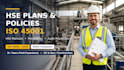 develop hse plan, safety policy, manual and iso 45001 documents