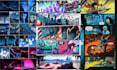 draw superhero comic book, comic page, and graphic novel art