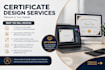 design professional awards and appreciation certificates