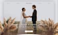design squarespace wedding website zola wedding bliss and bone wedding website