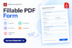create fillable PDF form or make interactive PDF