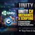 implement custom c gameplay mechanics and controls in unity