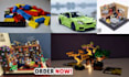 design custom lego moc, 3d lego model, car, ship, technic set with instructions