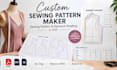 create custom sewing pattern for garment grading and sewing pattern maker in pdf