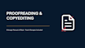 professionally copyedit or proofread your document using chicago style