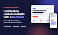 build a custom website with a backend database and admin panel