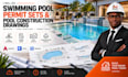 do swimming pool permit sets and pool construction drawings