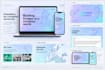 develop a modern interactive and responsive website