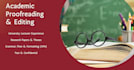 provide expert academic writing guidance, proofreading, and editing